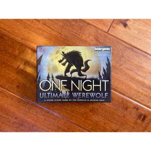 Bezier One Night Ultimate Werewolf Board Card Game Complete
